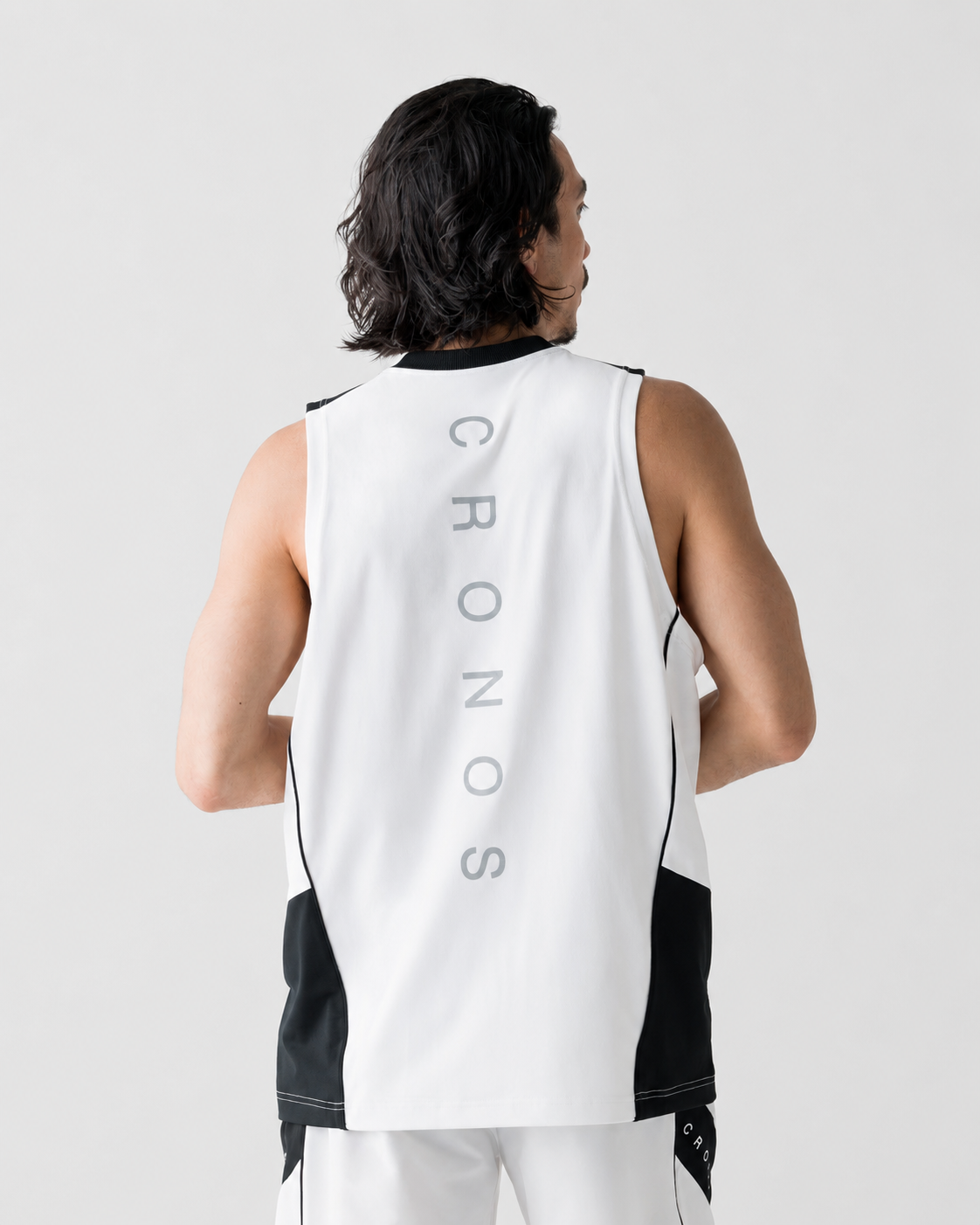 CRONOS SWITCH COOL TOUCH SLEEVELESS【WHITE】