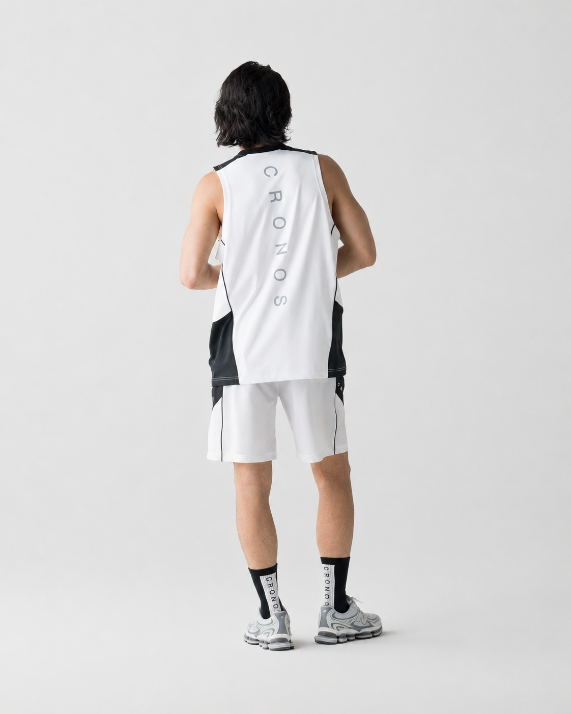 CRONOS SWITCH COOL TOUCH SLEEVELESS【WHITE】