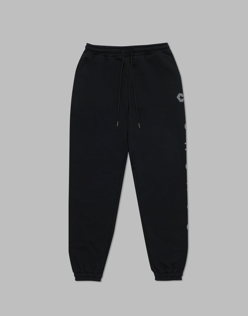 CRONOS Reflector Print Sweat Long Pants【BLACK】