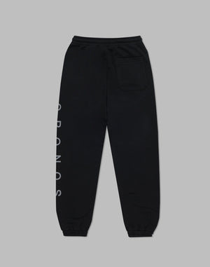 CRONOS Reflector Print Sweat Long Pants【BLACK】