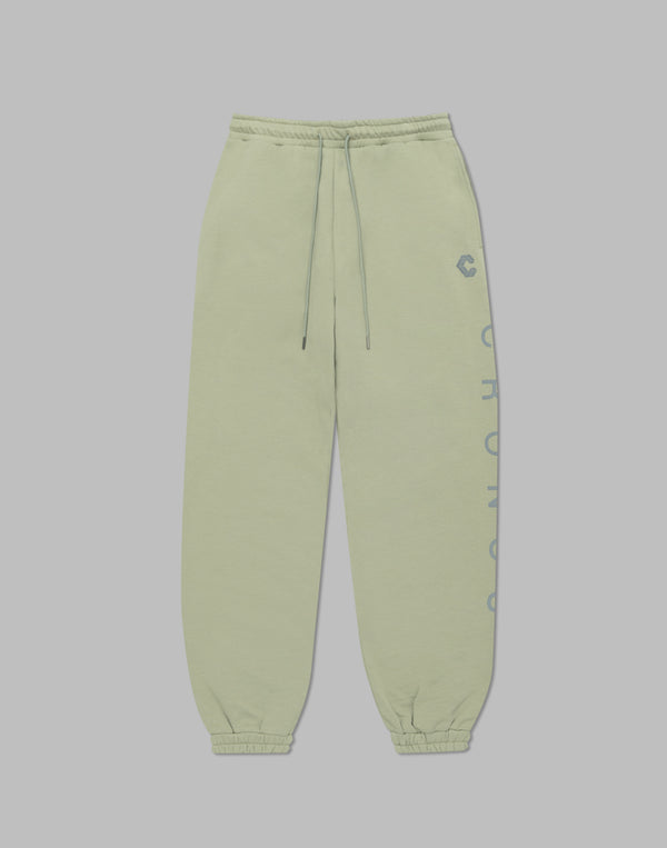 CRONOS Reflector Print Sweat Long Pants【SAGE】