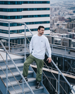 CRONOS Athleisure Cargo Pants【KHAKI】