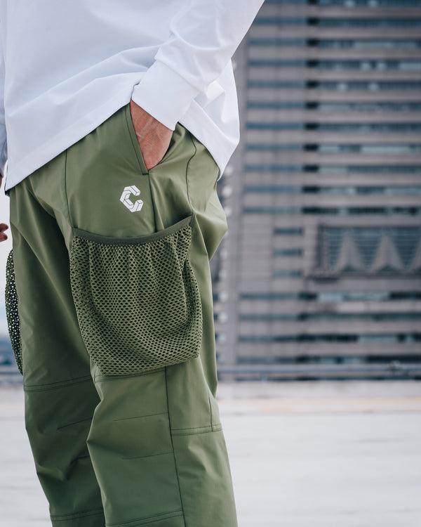 CRONOS Athleisure Cargo Pants【KHAKI】