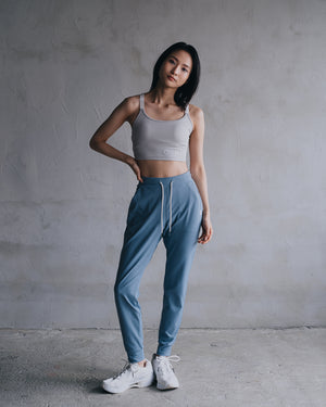 CRONOS WOMEN Light Tech Jogger Pants【BLUE】
