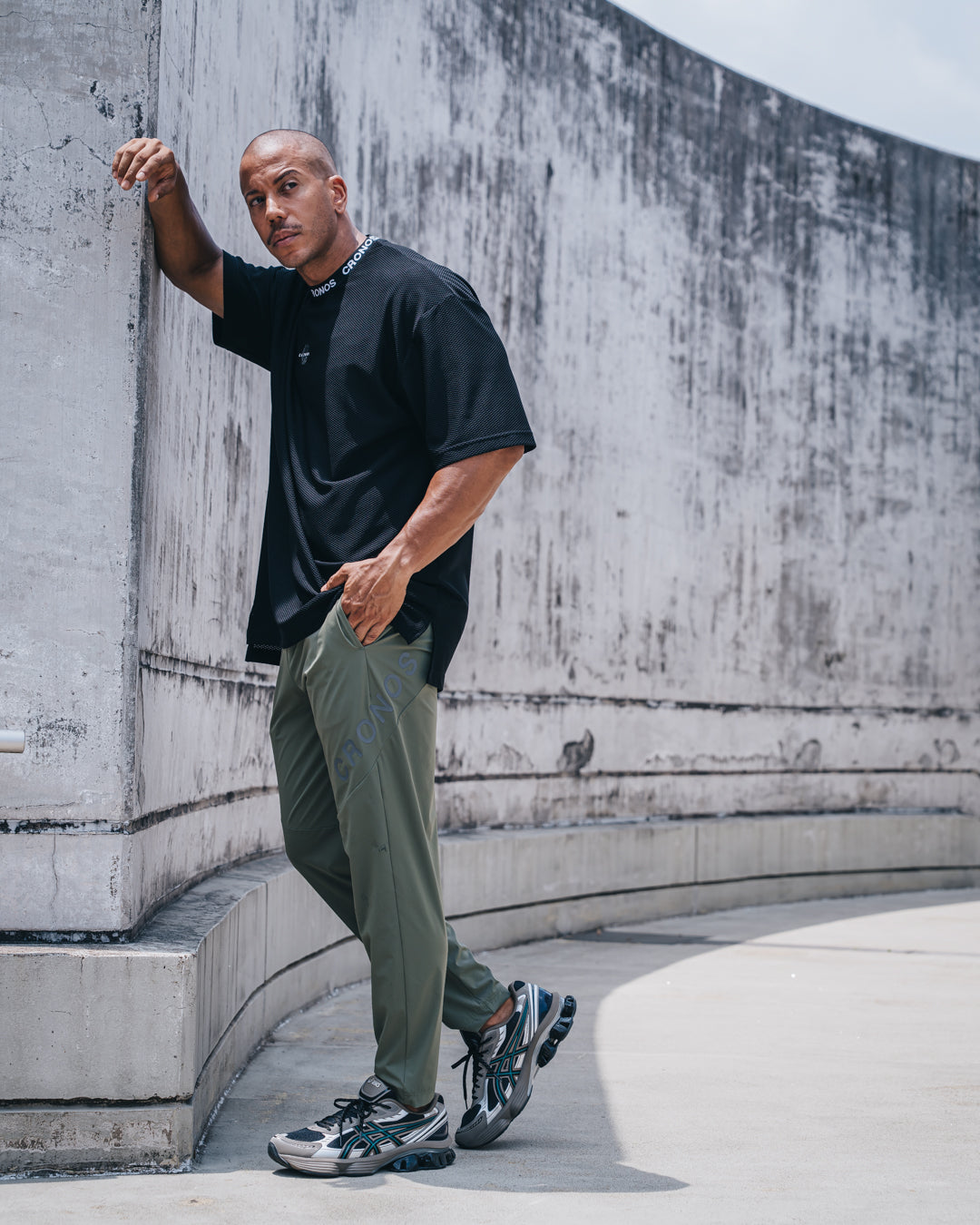 CRONOS EDGE PANEL LONGPANTS【KHAKI】