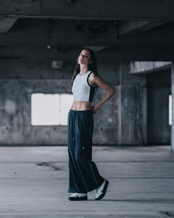 CRONOS WOMEN Dual Style Cargo Pants【BLACK】