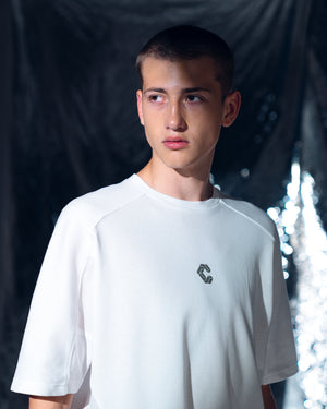 CRONOS TECH HYBRID TEE [白色] 