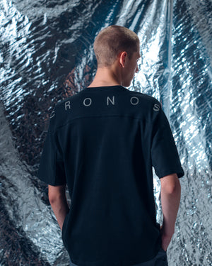 CRONOS TECH HYBRID TEE [黑色] 