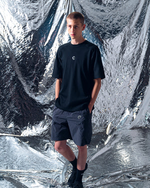 CRONOS TECH HYBRID TEE [黑色] 