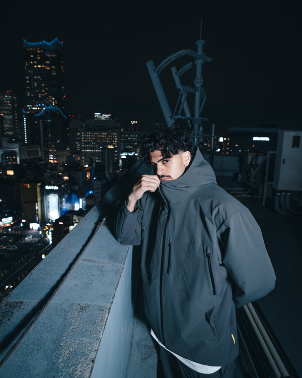 CRONOS Utility Hooded Jacket【GRAY】