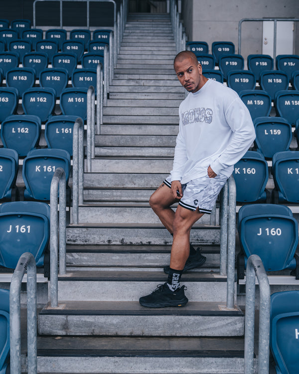 CRONOS  AIR DRY over size L/S TEE【WHITE】