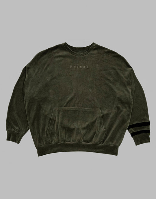 CRONOS ROOM SOFT VELOR LONGSLEEVE【C.GRAY】
