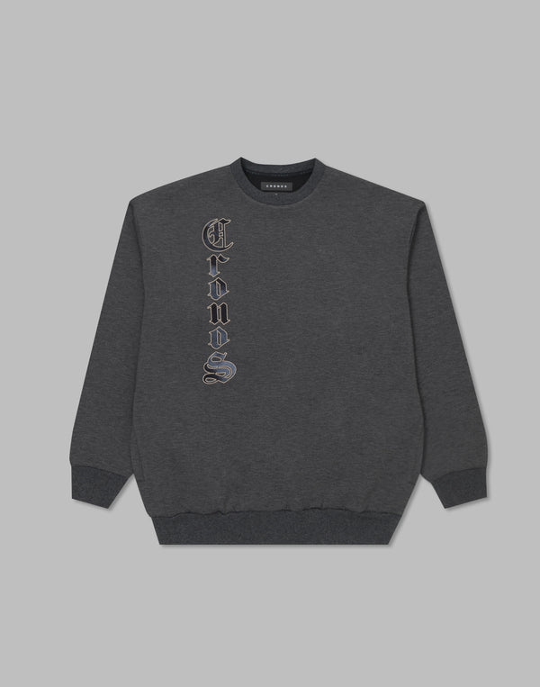 CRONOS Patchwork sweatshirt【M.C.GRAY】