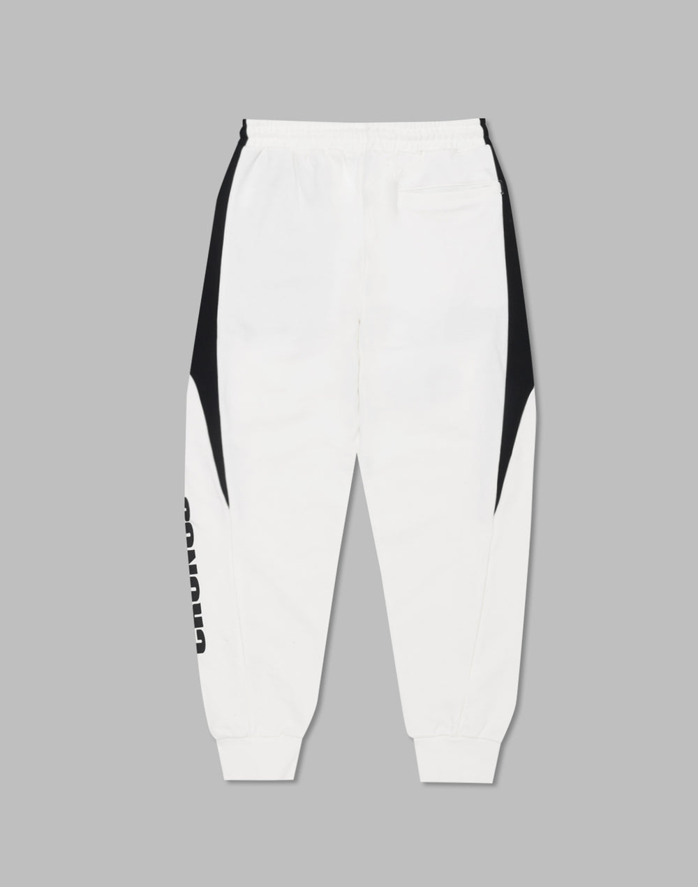 CRONOS French Terry long pants【WHITE×BLACK】