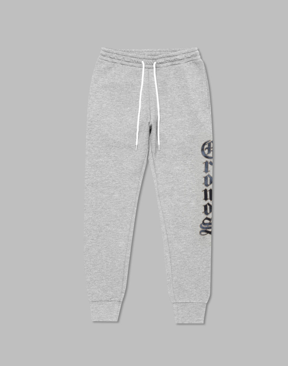 CRONOS Black Letter long pants【M.GRAY】