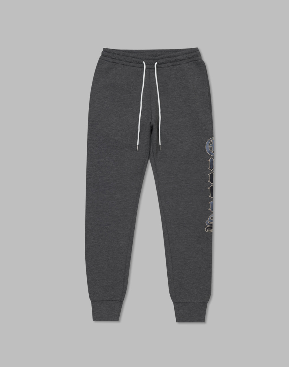 CRONOS Black Letter long pants【MCGRAY】