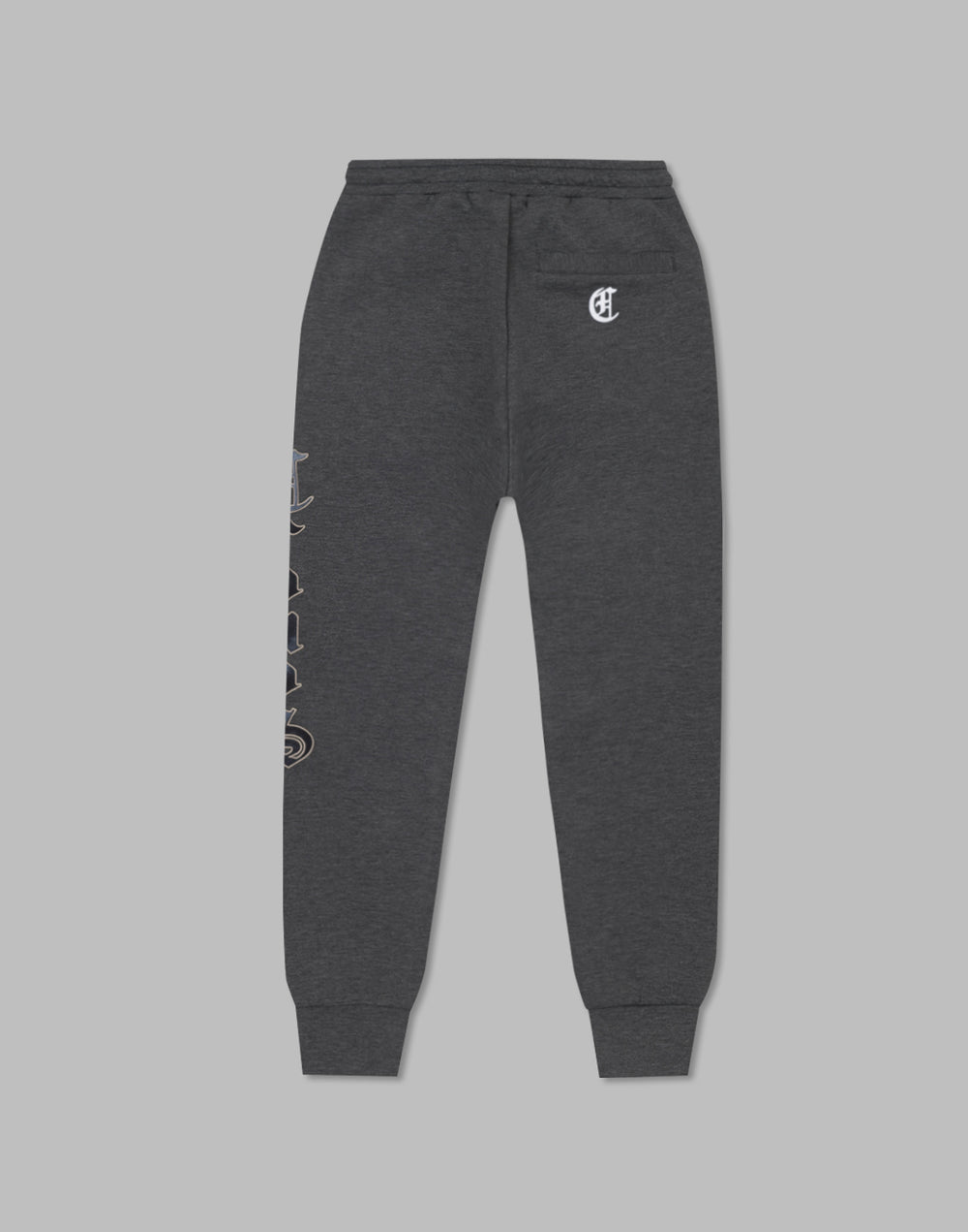 CRONOS Black Letter long pants【MCGRAY】