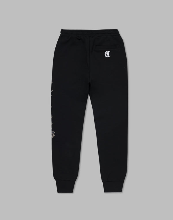 CRONOS Black Letter long pants【BLACK】