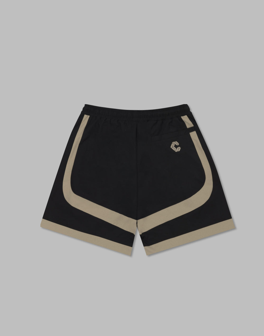 CRONOS Side Insert shorts【BLACK×GREIGE】
