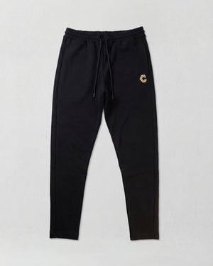 CRONOS HIGH-STRETCH SKINNY PANTS【BLACK×GOLD】