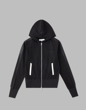 CRONOS BLACK SIDE LINE BRAKER HOODIE [BLACK]