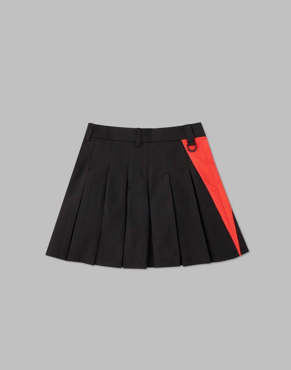 CRONOS BLACK SIDE LINE SKIRT [BLACK×ORANGE]