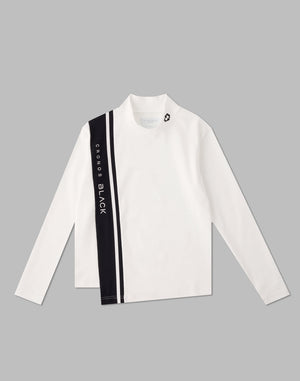 CRONOS BLACK 2LINE LONGSLEEVE【WHITE】