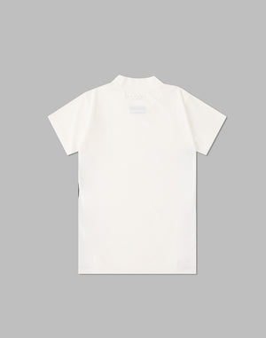 CRONOS BLACK SIDE LINE MOCKNECK [WHITE]
