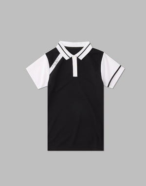 CRONOS BLACK POLO SHIRTS [BLACK]