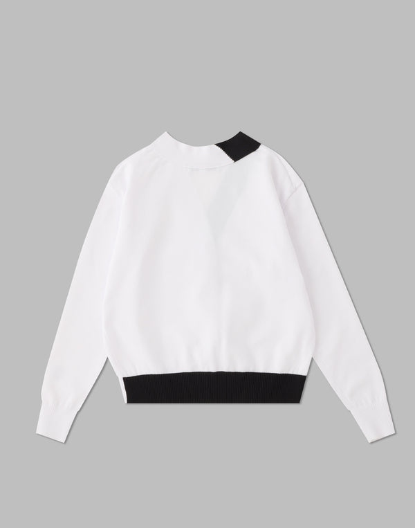 CRONOS BLACK SHORTS KNIT [WHITE]
