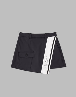CRONOS BLACK CULOTTE SKIRT [BLACK]