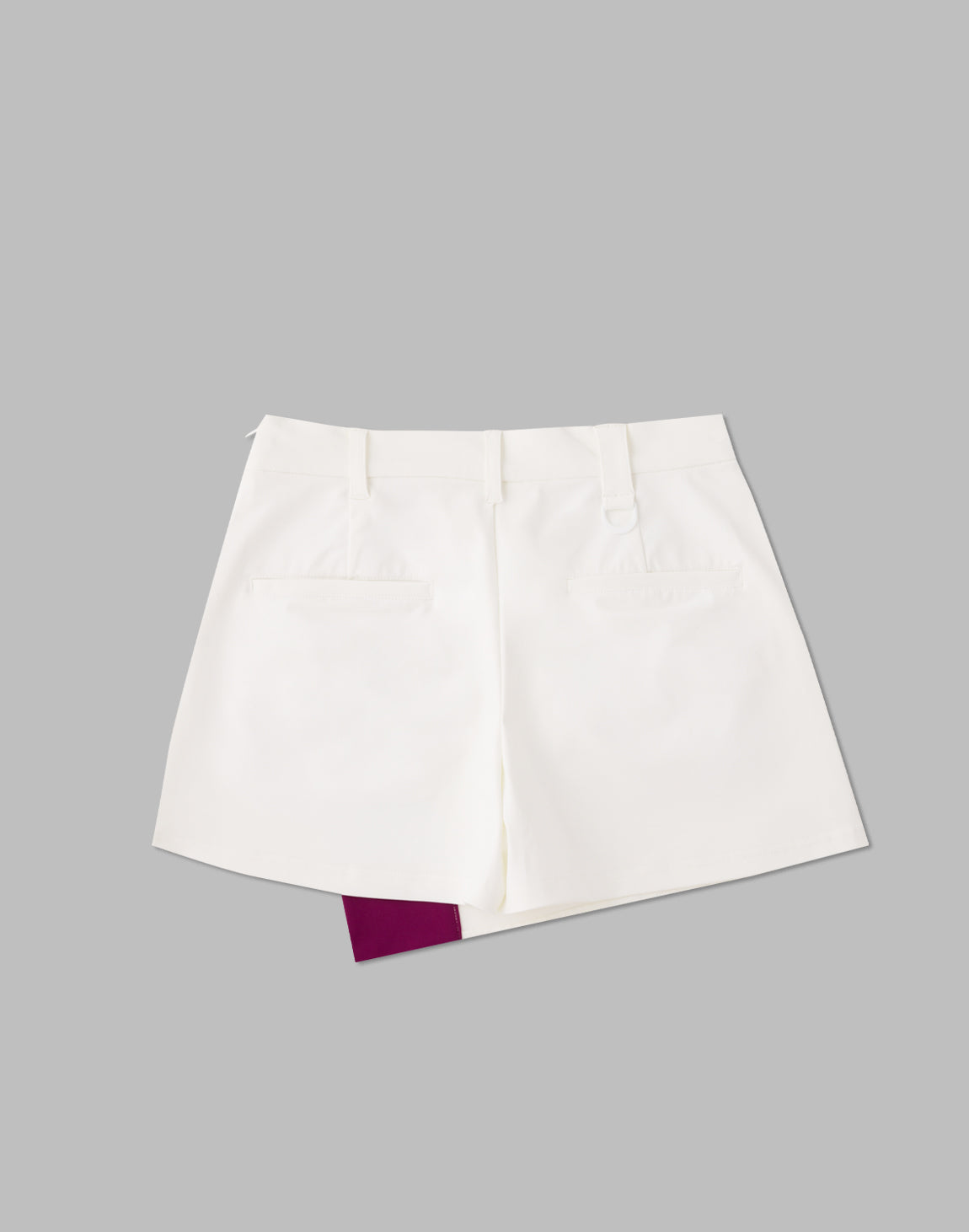 CRONOS BLACK CULOTTE SKIRT【WHITE×PURPLE】