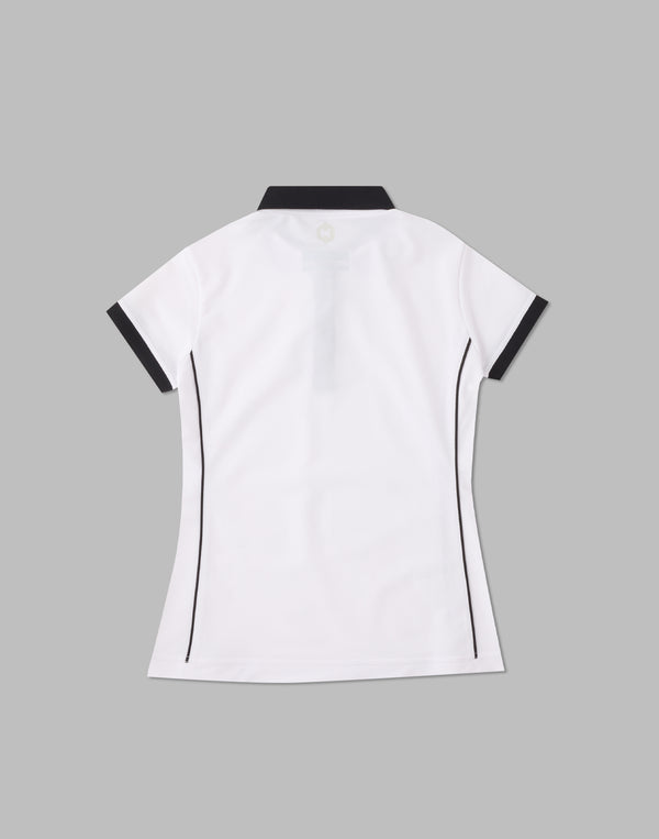 CRONOS 黑線 POLO 衫 [白色]