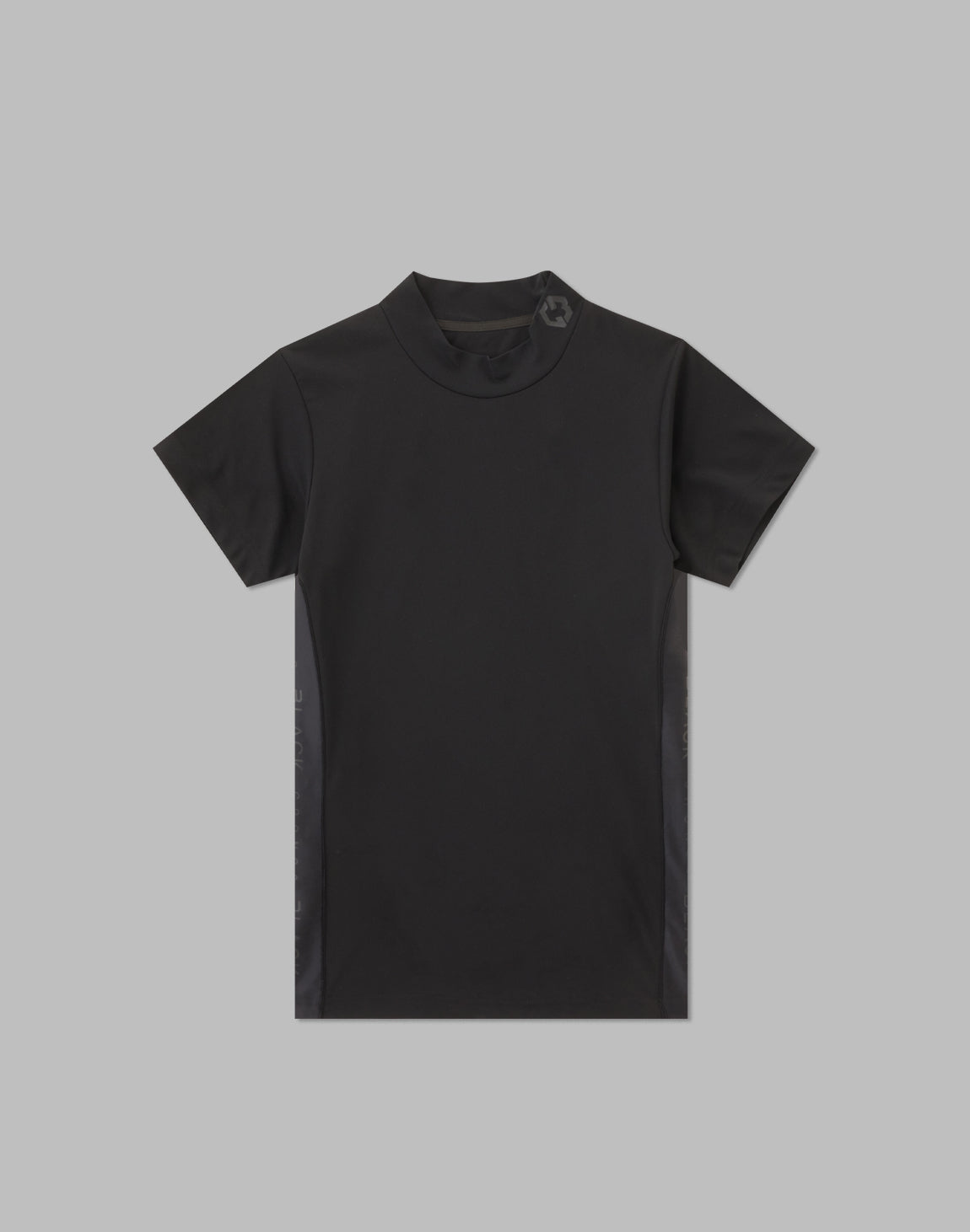 クロノス　CRONOS CRONOS BLACK SIDE LINE MOCKNECK【BLACK】