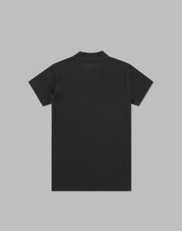 CRONOS BLACK SIDE LINE MOCKNECK [BLACK]