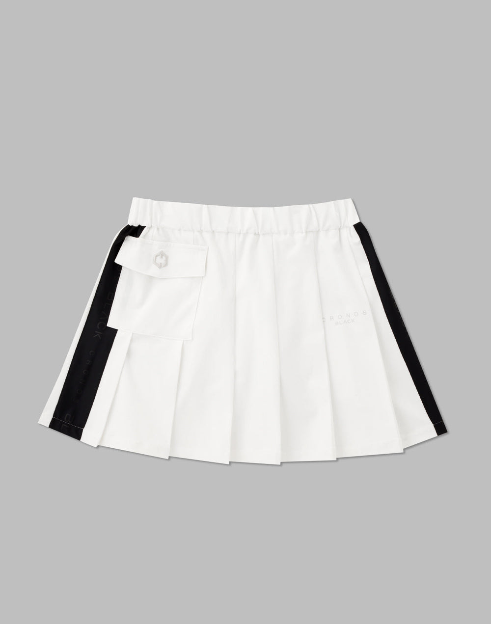 CRONOS BLACK SKIRT [WHITE]
