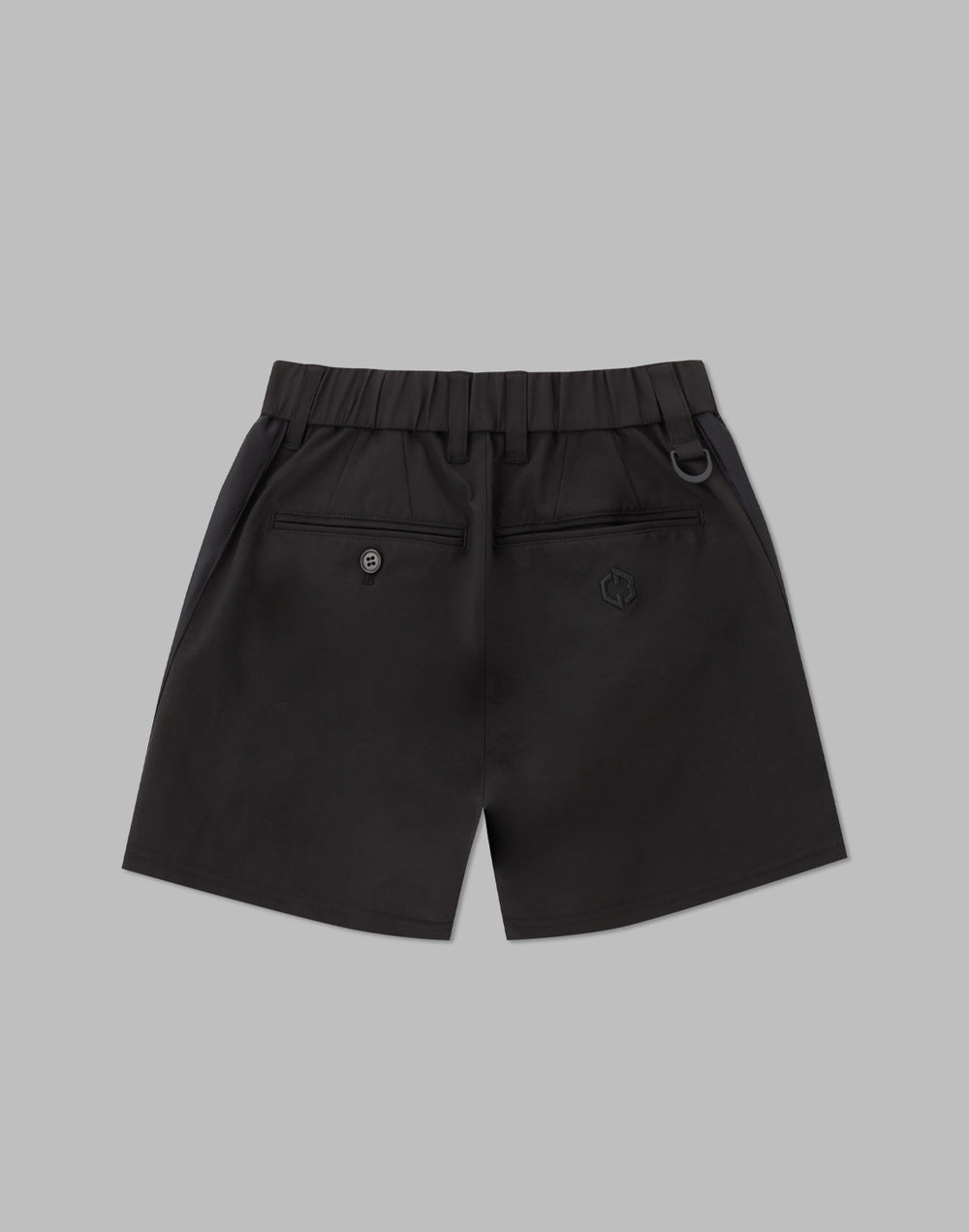 CRONOS BLACK SIDE LINE SHORTS [BLACK]