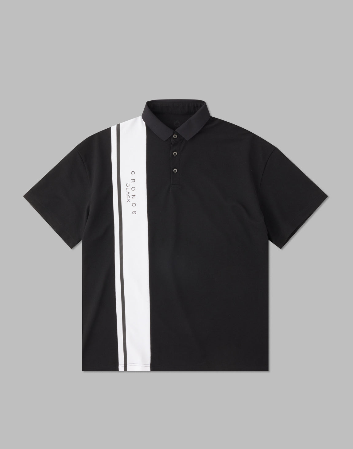 CRONOS BLACK 2LINE POLO【BLACK】 – クロノス CRONOS Official Store