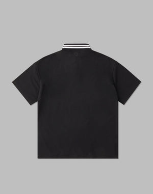 CRONOS BLACK LINE POLO [BLACK]