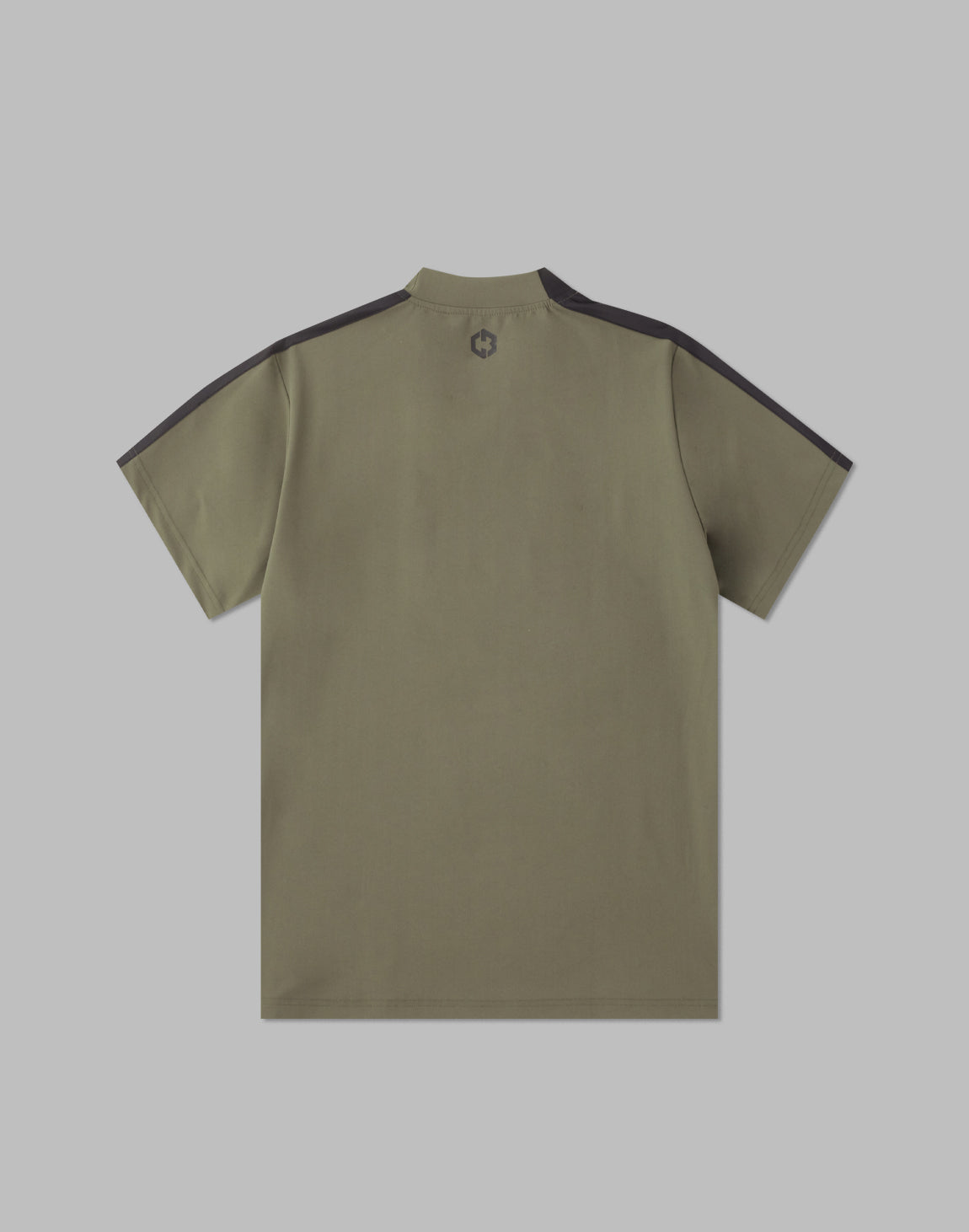CRONOS BLACK SIDE LINE MOCKNECK【KHAKI】