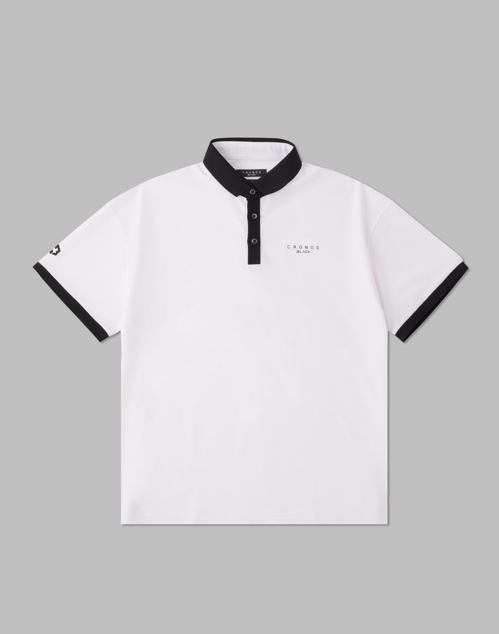 CRONOS 黑色 POLO 衫【白色】