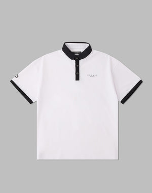 CRONOS 黑色 POLO 衫【白色】