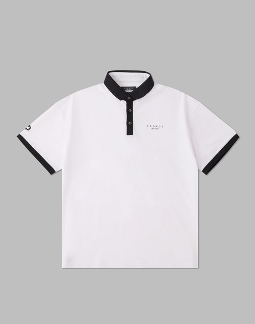 CRONOS 黑色 POLO 衫【白色】