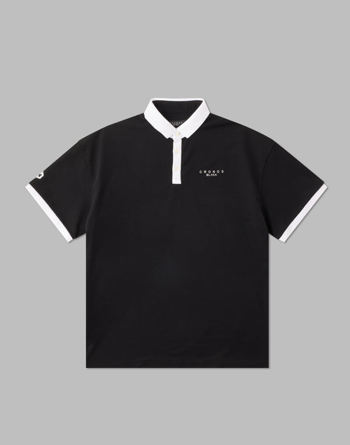CRONOS BLACK POLO【BLACK】