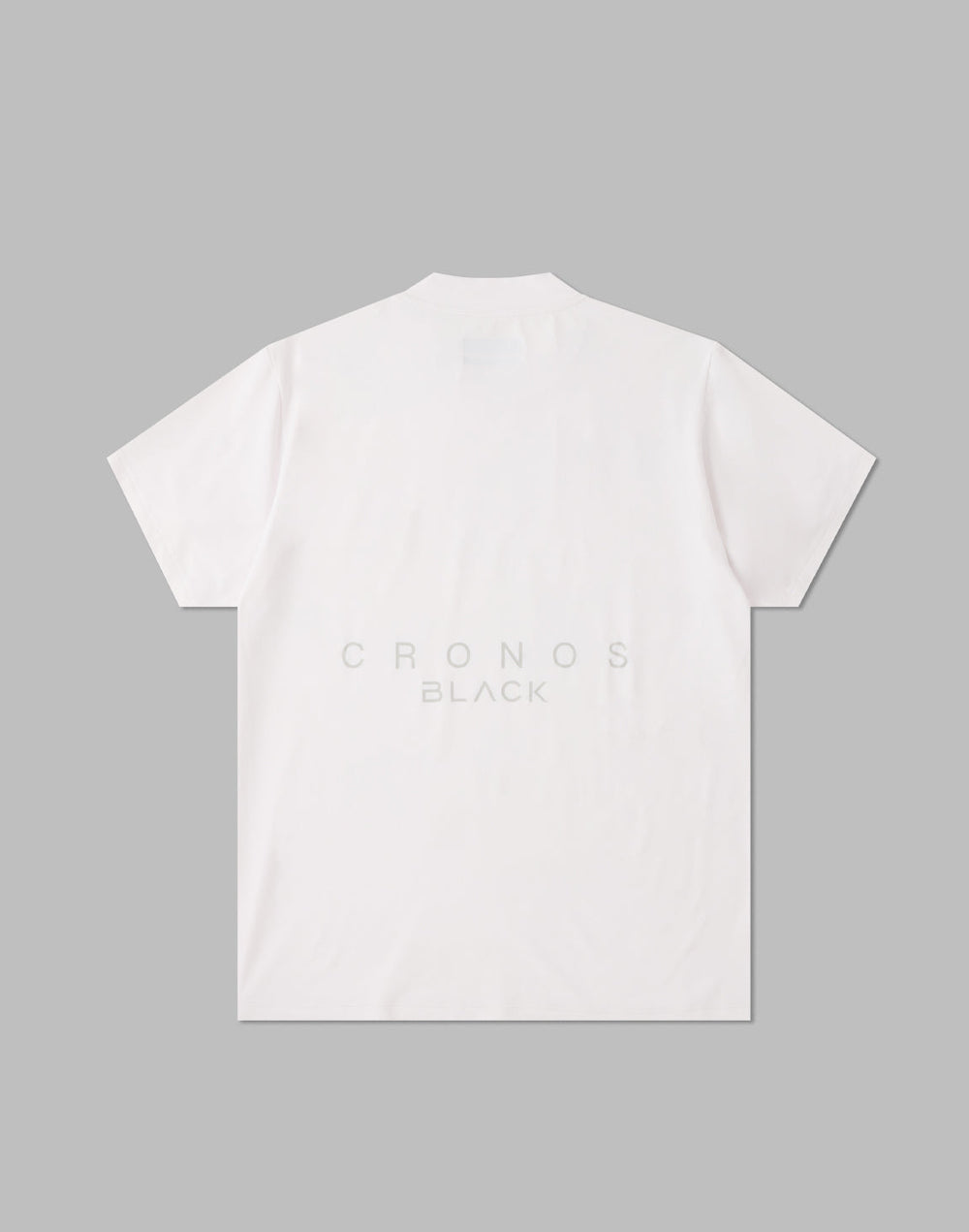 CRONOS 黑領 LOGO 高領衫 [白色]