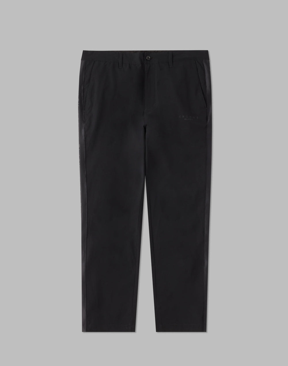 CRONOS BLACK SIDE LINE PANTS [BLACK]