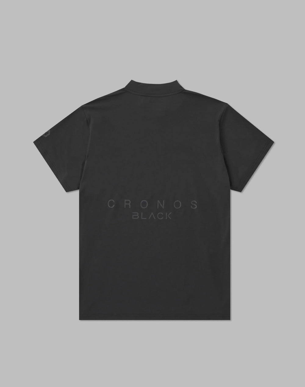 CRONOS 黑領 LOGO 高領衫 [黑色]