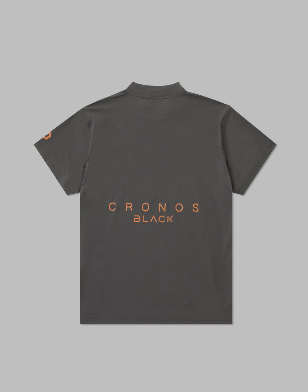CRONOS 黑領 LOGO 高領衫 [灰色]