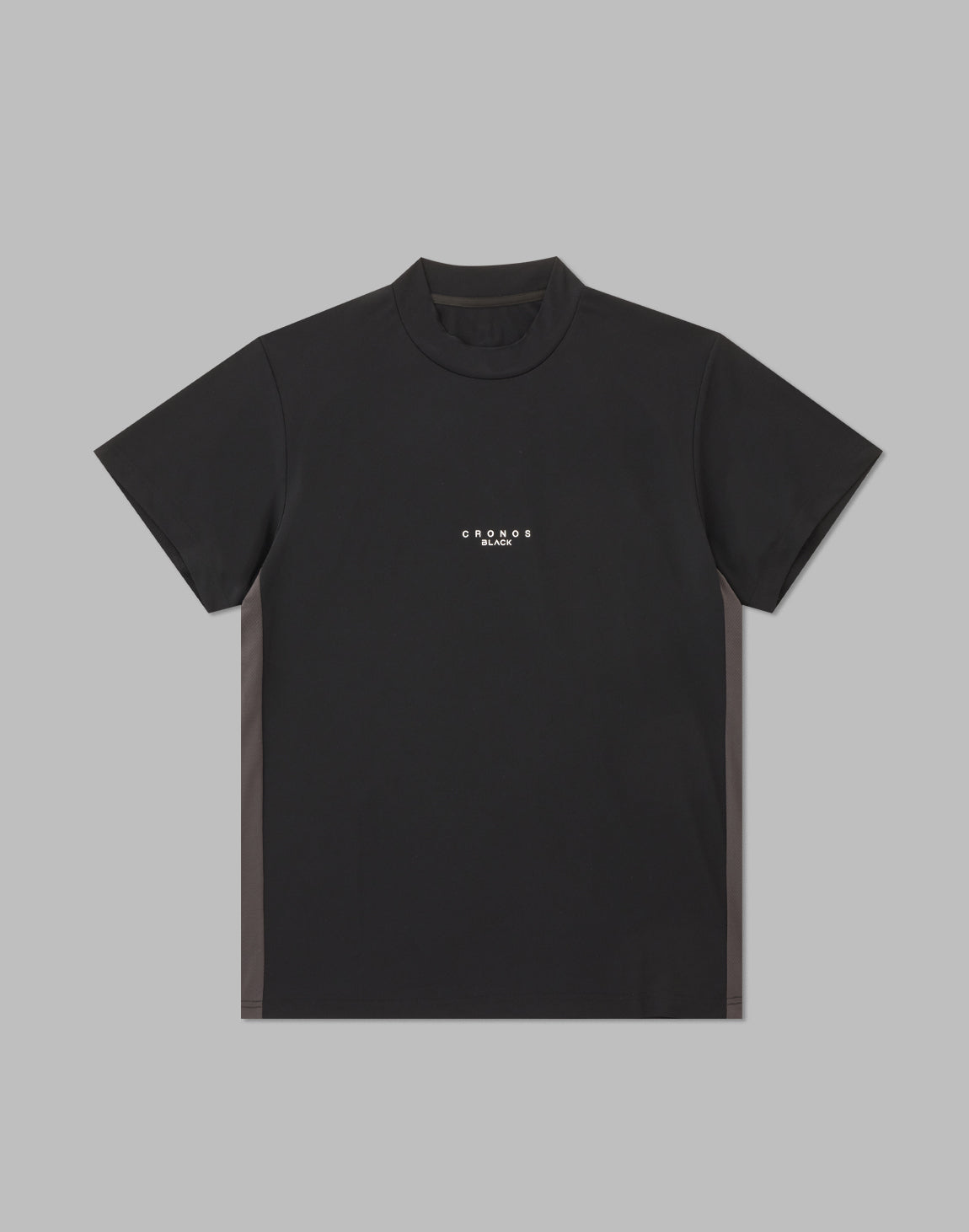 CRONOS BLACK LOGO MOCKNECK【BLACK】