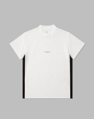 CRONOS BLACK LOGO MOCKNECK [WHITE]